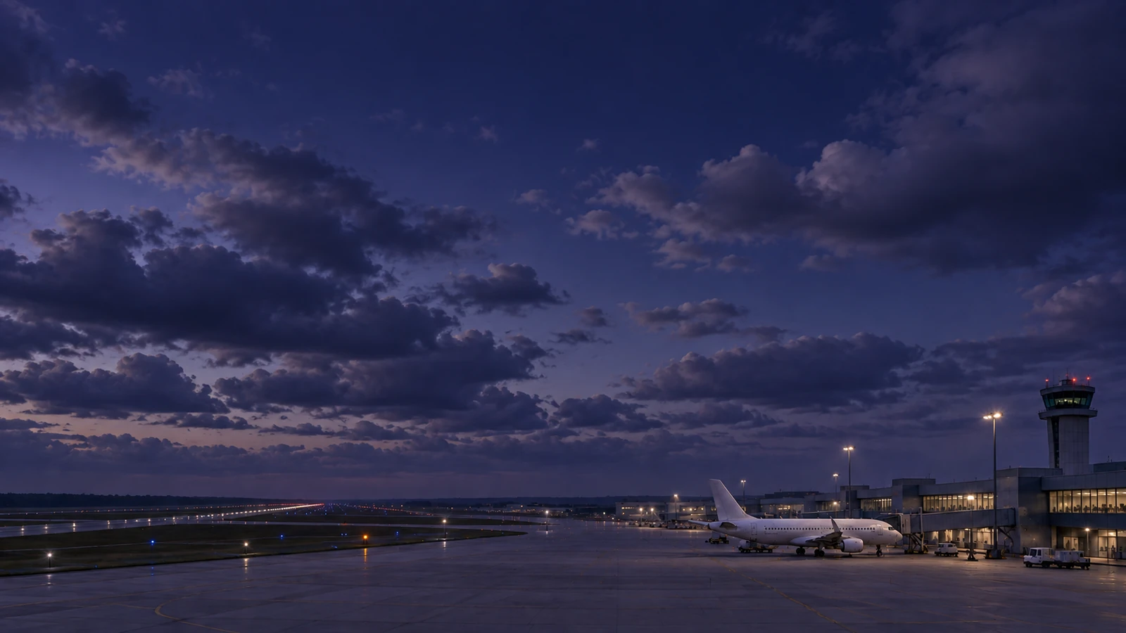 Partly cloudy at FLL